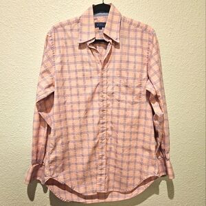 J. McLaughlin Men's Button Up Plaid Shirt Size Small